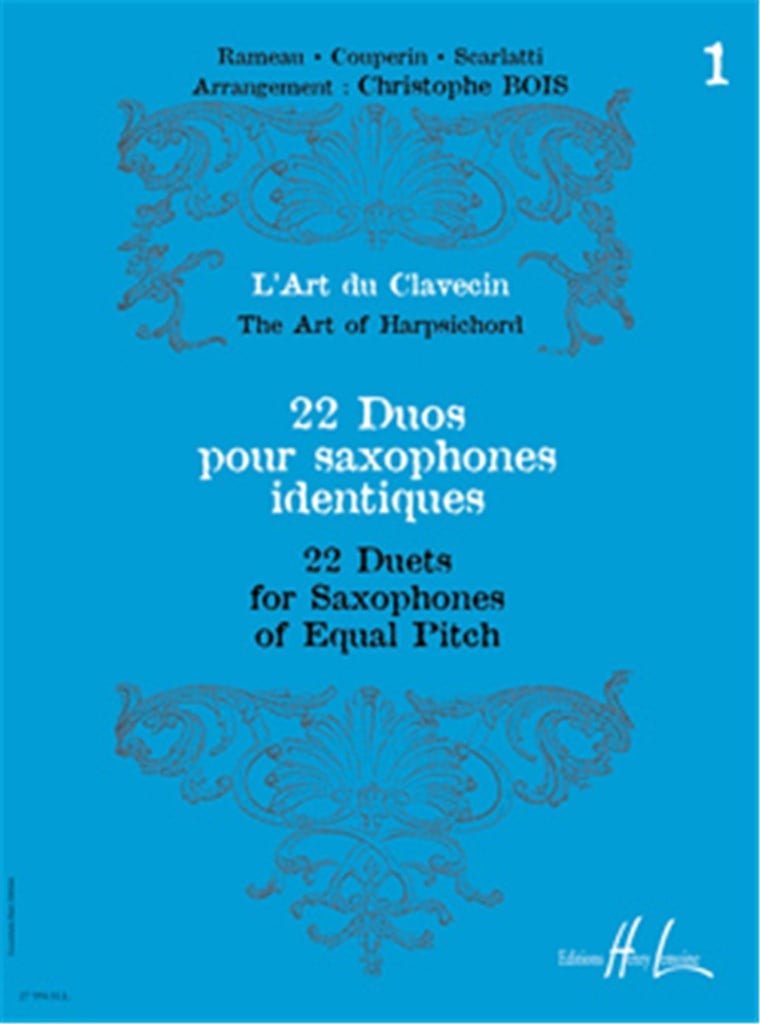 L'Art du Clavecin - 22 Duos Vol.1